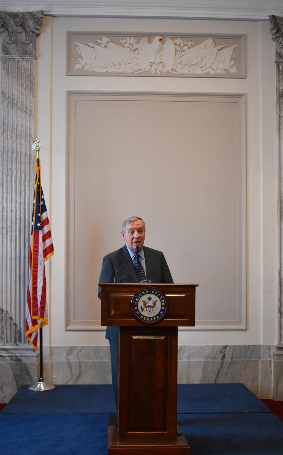 DURBIN DELIVERS REMARKS AS HE RECEIVES 2024 FUELING GROWTH AWARD