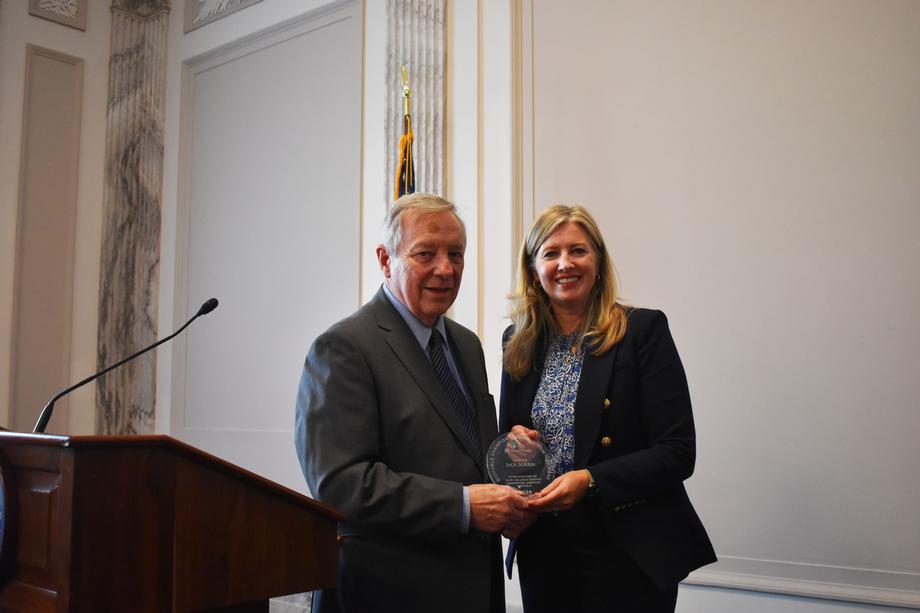 DURBIN DELIVERS REMARKS AS HE RECEIVES 2024 FUELING GROWTH AWARD